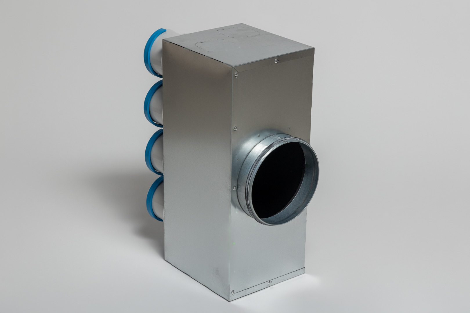 Oro paskirstymo kolektorinė dėžė su 8 atšakomis, DN160-12xDN75 - Image 4