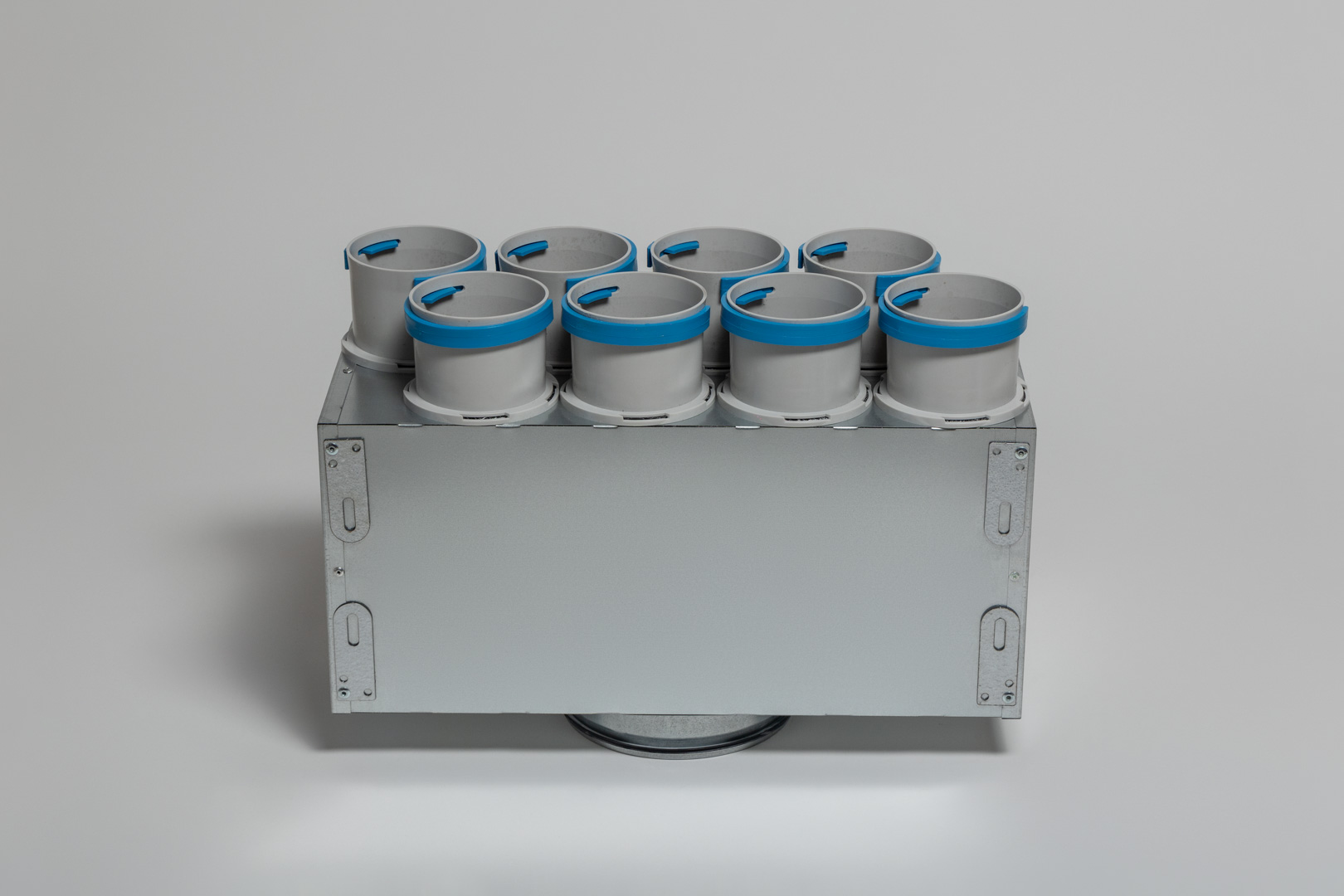 Oro paskirstymo kolektorinė dėžė su 8 atšakomis, DN160-12xDN75 - Image 3