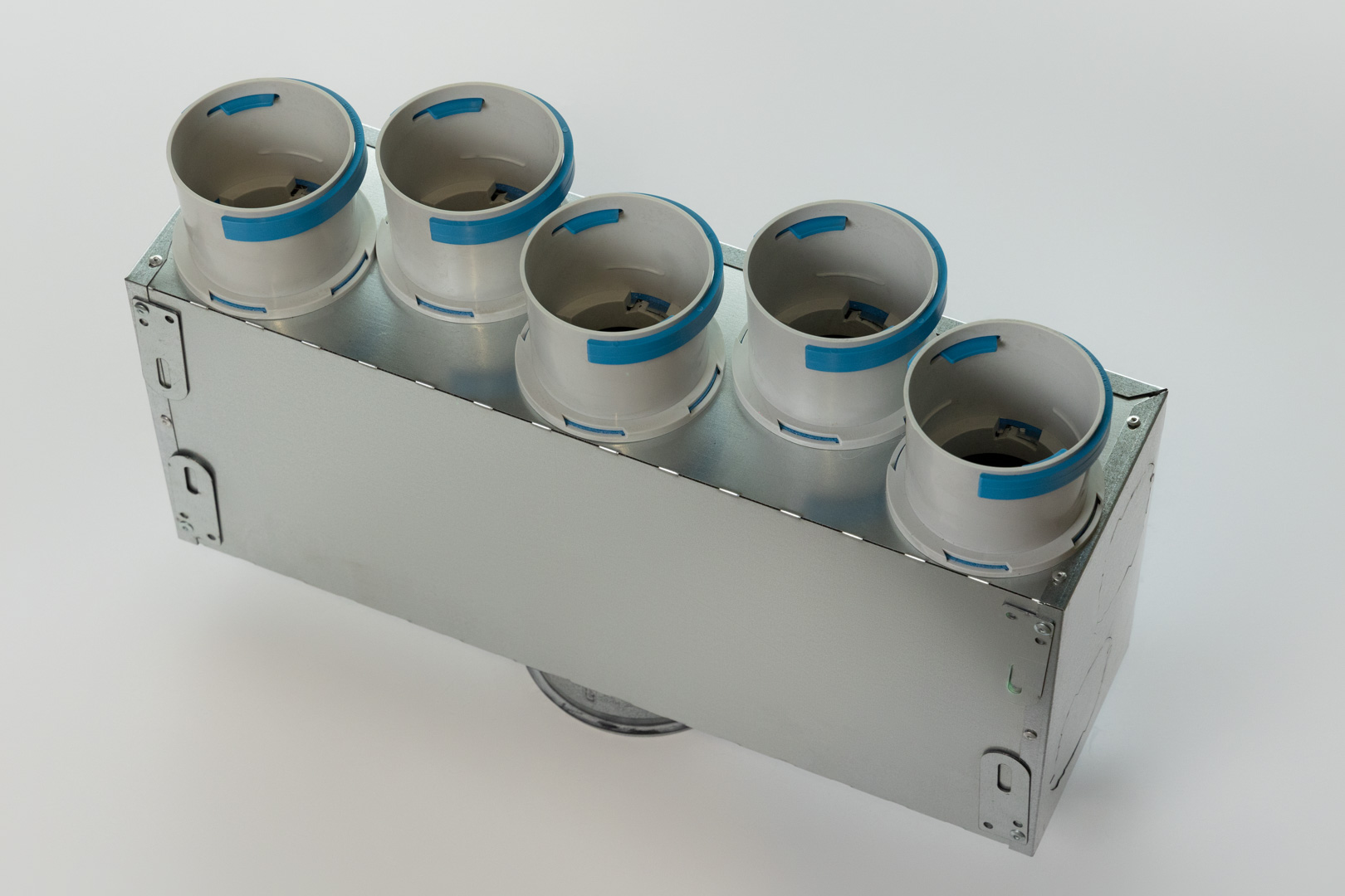 Oro paskirstymo kolektorinė dėžė su 5 atšakomis, DN125-9x75 - Image 4