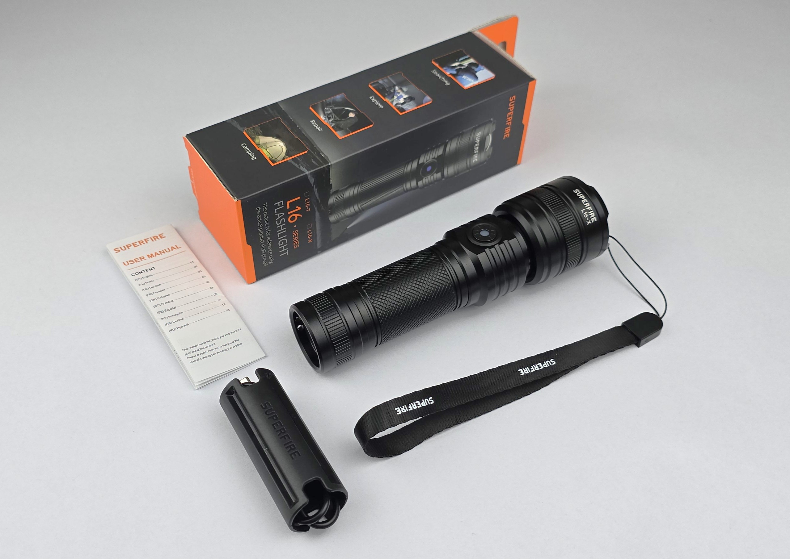 Žibintuvėlis L16-X 400lm (fokusuojamas) - Image 3